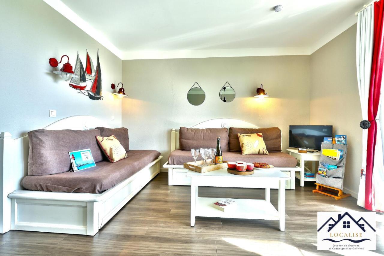 Au Guilvinec Seaside Retreat: Oceanview Comfort with Pool and Garden Exterior photo