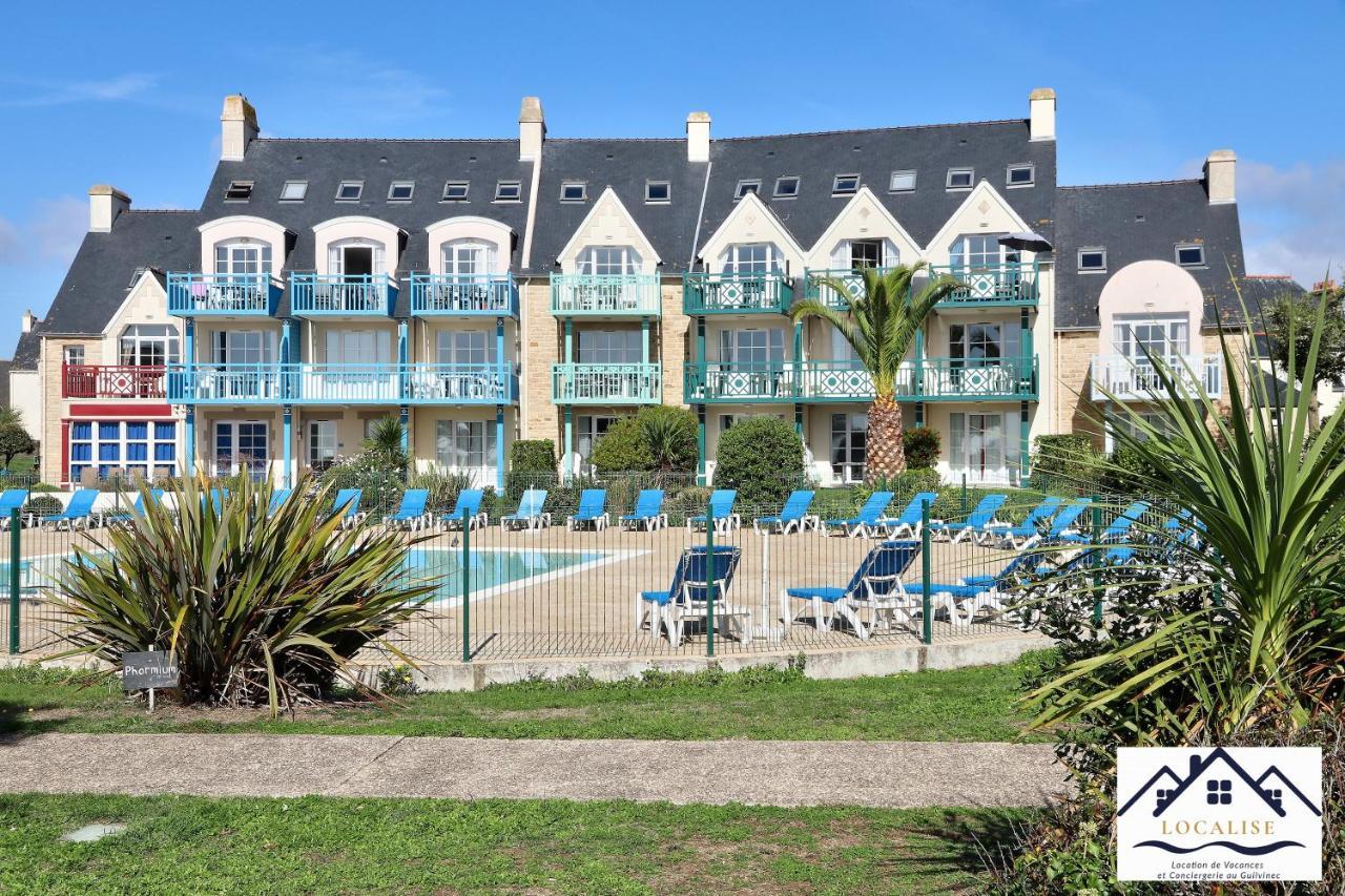 Au Guilvinec Seaside Retreat: Oceanview Comfort with Pool and Garden Exterior photo